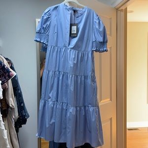 Who What Wear Blue Dress